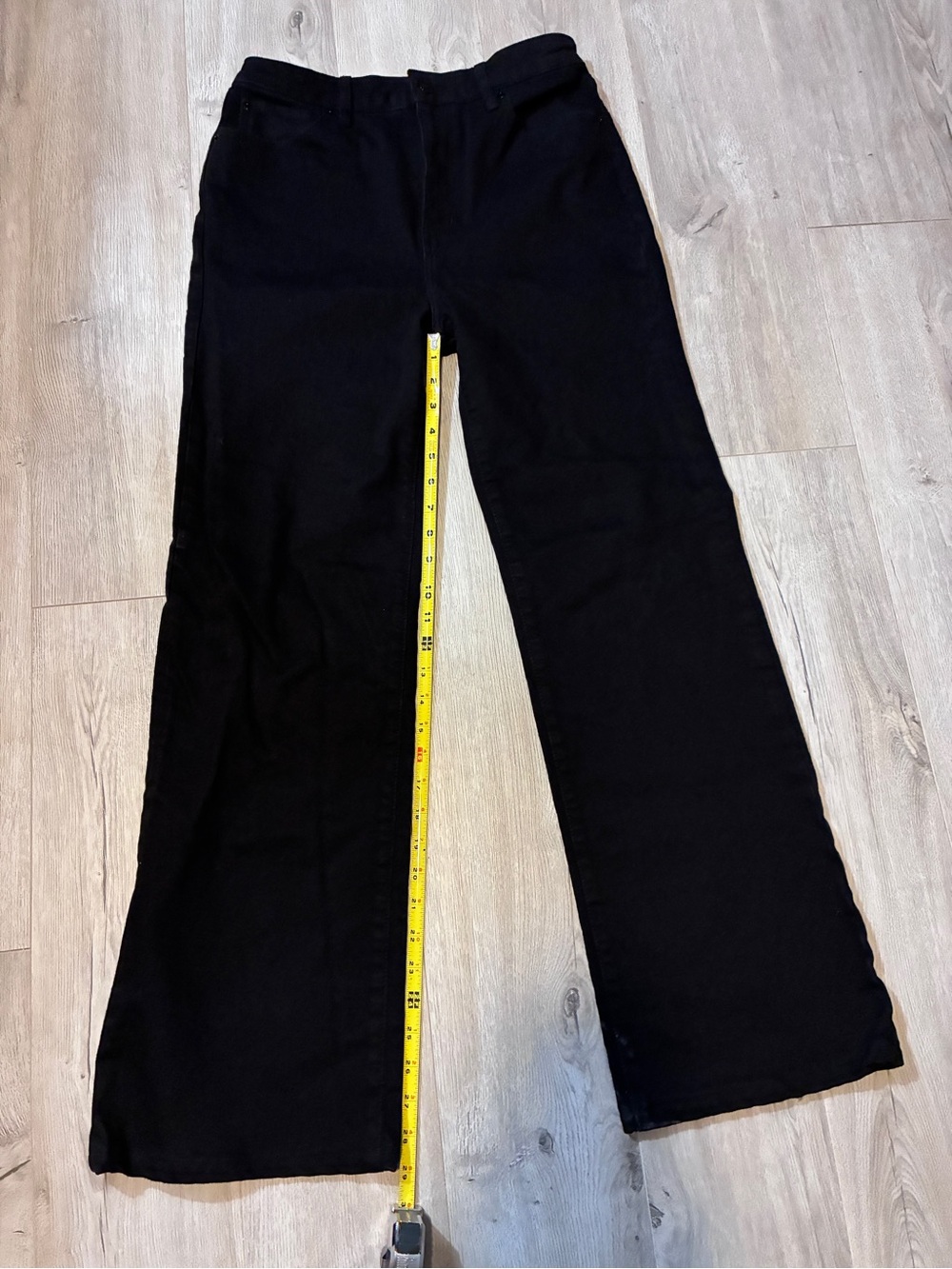 FRAME The Arrow High Rise Bootcut Jeans Black Size 29 Stretch Denim - Picture 10 of 12